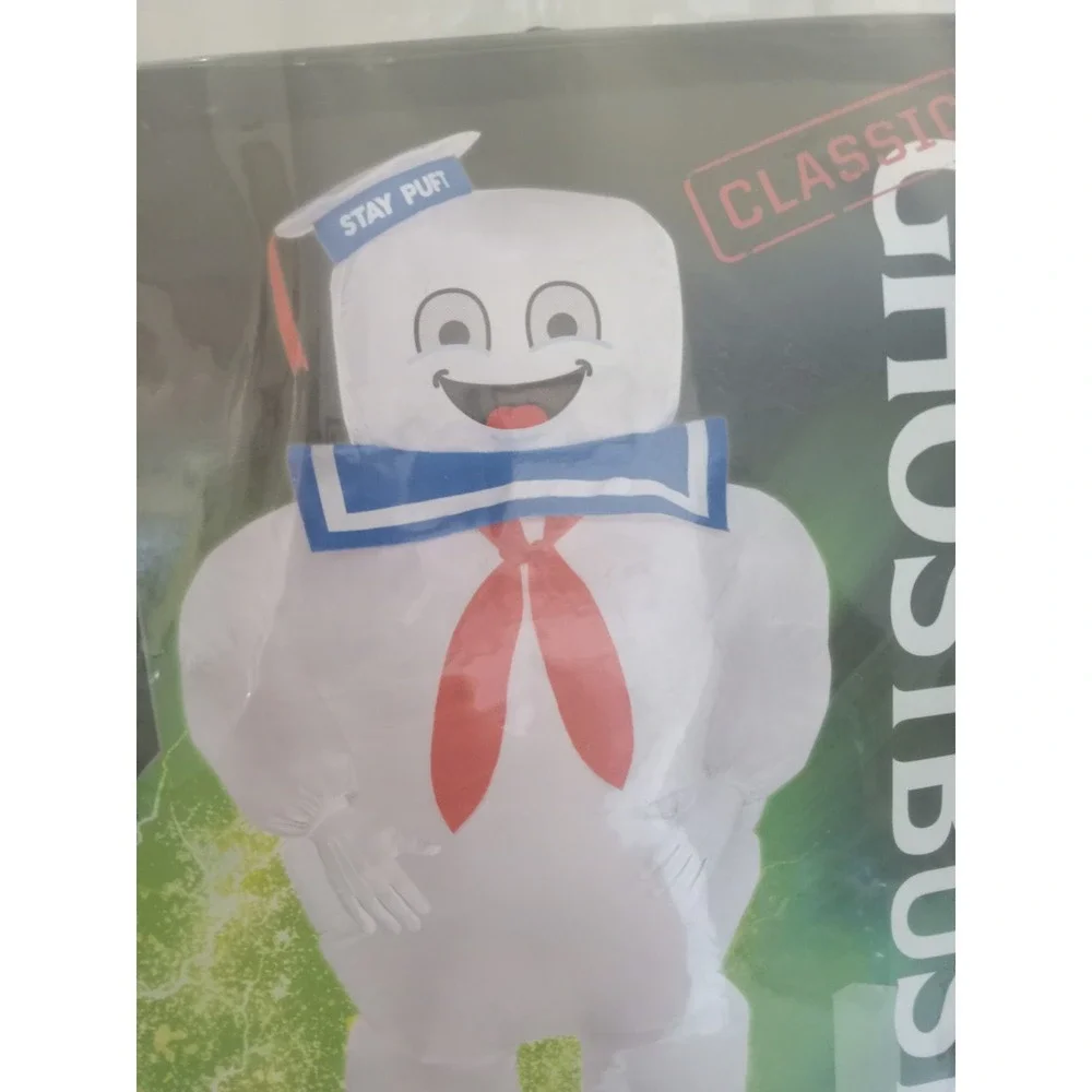 Ghostbusters Movie Inflatable Stay Puft Marshmallow Man Kids Costume Size 10 New - Picture 12 of 14